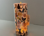 Silvestri  Candle Acrylic Battery Operated LED 7.25 in Halloween Fall Fl... - $13.02