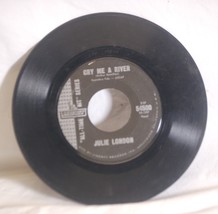 Julie London 45 RPM Record Wall Art Come on a My House &amp; Cry Me A River Liberty - £3.94 GBP