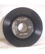 Julie London 45 RPM Record Wall Art Come on a My House &amp; Cry Me A River ... - £3.88 GBP