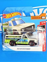 Hot Wheels 2019 Short Card HW Rescue #123 HW Rapid Responder White - £1.55 GBP