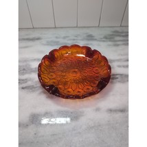 LE Smith Amberina Moon and Stars Ashtray, 8.5&quot; Orange Glass Ashtray, Hom... - $40.47 CAD