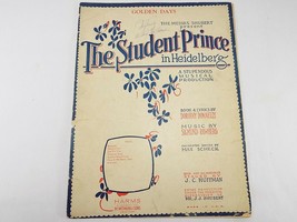 Antique Sheet Music The Student Prince In Heidelberg Golden Days 1924 - £6.96 GBP