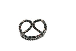 Miss Gummo Womens Shinny Chain 2141251 Headband Black - $49.81