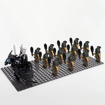Dark LordSauron Witch-king Army Solider Minifig Building Block Toys 13pc... - £29.31 GBP