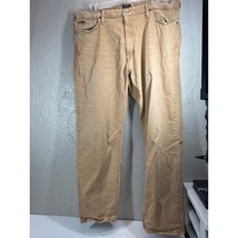 Polo Ralph Lauren Varick Slim Straight Jeans Khaki Denim Classic Mens Si... - $652.93 MXN