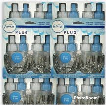 6 Pack new - 2 ea Febreze Plug Linen &amp; Sky  Scented Oil Refill - £51.40 GBP