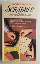 Scrabble Pocket Edition No 27 Selchow Righter 1978 Complete Excellent Co... - $17.81
