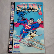 Super Heroes Stamp Album USPS DC Comics Batman Superman WW 1900 - 1909 History - £1.99 GBP