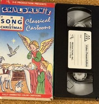Vintage Children’s Classical Cartoons The Song Of Christmas VHS Video Tape - $4.74