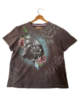 Star Wars X Marc Ecko 2008 Unisex T-Shirt Tee Cut Sewn Darth Vader Brown Size M - £14.44 GBP