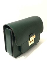 NWT Michael Kors Large Sloan Editor Leather Shoulder Bag Racing Green - £131.15 GBP