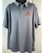 ARIZONA DIAMONBACKS POLO SHIRT-2XL-UNDER ARMOUR TECH POLO--NWT-RETAIL $65 - £19.64 GBP