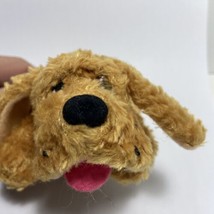 AA Golden Mini Beanbag Plush Puppy Dog 5 inches  Vintage Flat Plastic Eyes Plush - £10.00 GBP