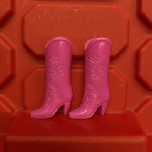 Barbie Cowboy Boots Hot Pink Signature Pair Pre Owned Vintage 1990s - $13.49