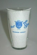 NFL Green Bay Packers 1984 Schedule Glass Old Style Beer Large Vintage Huge RARE - £11.94 GBP