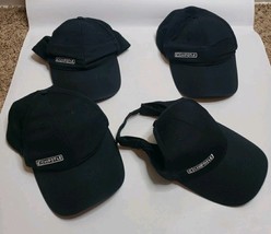 LOT OF 4 Chipotle Crew Employee Uniform Black Adjustable Baseball Cap Hat  - $371.70 MXN