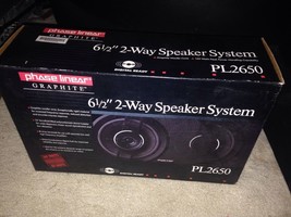 phase linear graphite PL2650 speaker system-BRAND NEW-SHIPS N 24 HOURS - £203.16 GBP