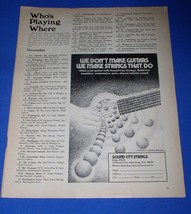 Sound City Strings Pickin&#39; Magazine Photo Clipping Vintage November 1977 - £11.93 GBP