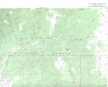 Eagle Pass, Nevada 1971 Vintage USGS Topo Map 7.5 Quadrangle Topographic - £18.97 GBP