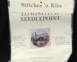 Stitches &#39;n Kits Needlepoint Kit Desert Summer 1987 Cactus New Unopened - $13.71