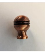 Allied Brass P-1 1 Inch Beaded Cabinet Knob, Antique Copper Solid Copper Pull - $26.40