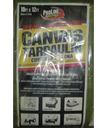 INTEX SUPPLY CO K-CT1012G 10x12 10OZ Green Canvas Tarp, 10&quot; x 12&quot;/10 oz - $115.69 CAD