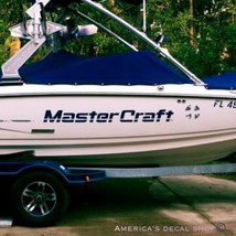 MasterCraft Boat Yacht Decals 2PC Set Vinyl High Quality New 50” OEM W/S... - £66.44 GBP