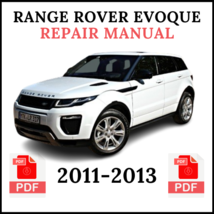 Range Rover Evoque repair manual 2011-2013 - $6.04