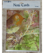 LEANIN TREE God Hears Even Our Silence~Pack 8 Notecards #35608~Scripture... - £6.18 GBP