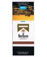 Matchbook Cover Marlboro Cigarettes Lights Hamburg Germany - $2.96