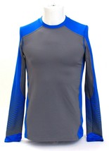 Under Armour Gray UA Coldgear Reactor Fitted Long Sleeve Shirt Youth Boy's NWT - £55.94 GBP