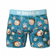 Rick and Morty Tie Dye Madness SWAG Boxer Briefs Blue - £17.61 GBP