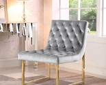Iconic Home Moriah Accent Chair, Contemporary Modern, Grey, Sleek Elegan... - $161.95