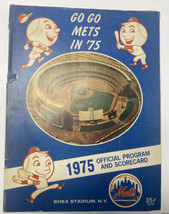 Vintage New York Mets vs Expos Official Program and Scorecard - May 3, 1975 - £14.93 GBP