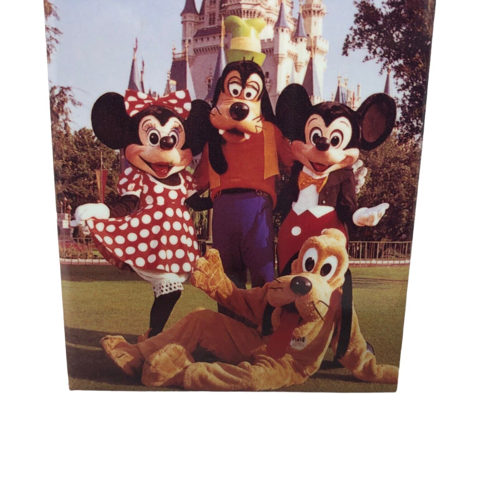 Primary image for VTG Disney ATA-BOY Disneyland Magic Castle Mickey Minnie Pluto Fridge Magnet 3"