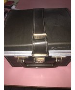 VINTAGE 8 TRACK CASSETTE STORAGE CASE, Black FAUX LEATHER Box- Holds 12 ... - $49.92