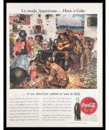 1945 Coca-Cola La Moda Americana Vintage Print Ad - $14.20