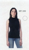 Suéter Burlesco Mujer sin Mangas Algodón Elástico Sudadera CFA GROUP Art.2203 - $8.05