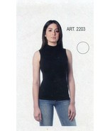 Suéter Burlesco Mujer sin Mangas Algodón Elástico Sudadera CFA GROUP Art... - $12.45 CAD
