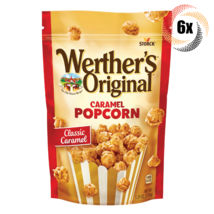 6x Bags Werther&#39;s Original Classic Caramel Flavor Popcorn Candy | 5.29oz - £30.50 GBP