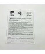 Owner&#39;s User&#39;s Manual or Dirt Devil Hand Held Cleaning Machine - $109.10 MXN