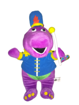 Barney Dinosaur Marching Band Leader Plush by Lyons Nanco 14&quot; 2006 New With Tag - £27.25 GBP