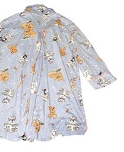 PJ Salvage Dog Pajama Top Sleep Shirt Blue Women S Frenchie Yorkie Chihuahua image 7