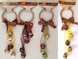 Fall Harvest Thanksgiving Jingle Bell Door Knob Hangers12”, Select Bell Color - £2.38 GBP