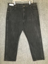 Red Kap Jeans 42x30 Black Denim Men&#39;s 100% Cotton Dark Wash Work Jeans D... - £12.04 GBP