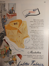 1946 Original Esquire Art WWII Era Art Ads Labtex Fabrics Old Thompson W... - £5.17 GBP