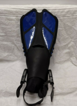 1 REPLACEMENT Snorkle Fin Adjustable Travel Size - Black/Blue - $11.39