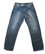 Lucky Brand Jeans 181 Relaxed Straight Mens 36x32 Blue Dark Wash Cotton ... - £22.53 GBP