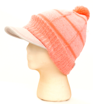 Pistil Cheeky Coral Knit Cuff Brim Pom Beanie Women&#39;s One Size - £31.18 GBP