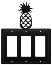 Village Wrought Iron Pineapple Triple GFCI Cover - £10.14 GBP